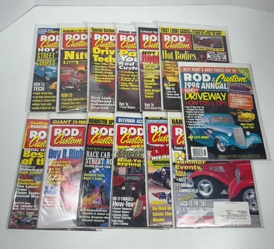 Rod And Custom Magazine 1997 Full Year Lot Set Of 13 Vintage Magazines Collector Foto 1 de 4