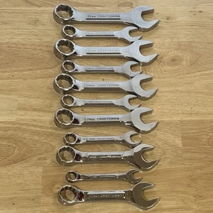Craftsman Metric Stubby Short Metric Wrench Set 12 Point VV Series 44139 USA - Bild 1 von 24