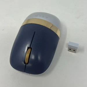 AZIO IZO Bluetooth 5.0 and RF 2.4G Optical Wireless Mouse (Blue Iris) New - Picture 1 of 6
