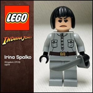 GENUINE LEGO Indiana Jones minifigure Irina Spalko iaj014 7624 7628 7627 - Picture 1 of 5