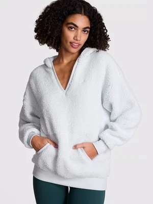 Victoria Secret Pink Hoodie Cozy Fleece Pullover Light Blue Size XXL - Изображение 1 из 3