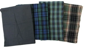 Flannel Material 4 Patterns - all 60" wide x appx 24" length - 10 lbs ~ 10 yards - Picture 1 of 3