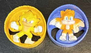 McDonald’s Sonic The Hedgehog 3 2 Stück Spielzeug Super Sonic Tails & Knuckles - Bild 1 von 2