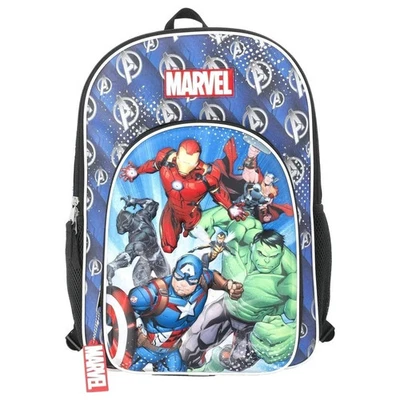 Marvel Avengers Boys 17" Tech Backpack,  Light-Up School Bag Free and Fast Ship - Image 1 of 4