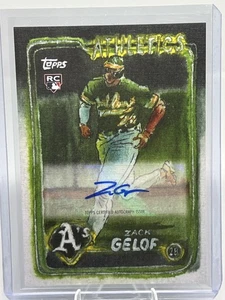 Topps Spotlight 2024 de Andy Friedman #105D Zack Gelof Auto Lienzo Stock/10 - Imagen 1 de 2