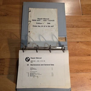 BMW 525i 535i E34 Repair Manual Service shop 1989 - Picture 1 of 8