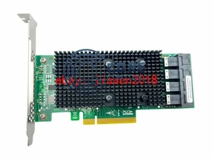 New Lenovo 430-16i 9400-16i 12Gbs  NVMe Tri-Mode HBA PCIe +4*SFF-8643 SATA Cable - Picture 1 of 4