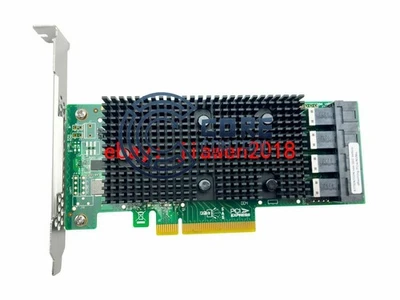 New Lenovo 430-16i 9400-16i 12Gbs  NVMe Tri-Mode HBA PCIe +4*SFF-8643 SATA Cable - Image 1 of 4