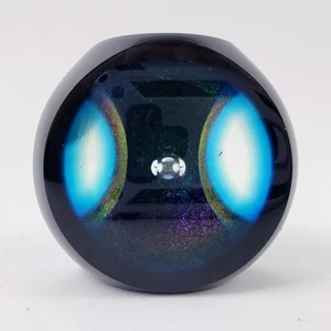 RAR! Vintage 1985 Steven Correia signiert limitierte Auflage Kunst Glas Briefbeschwerer S - Bild 1 von 14
