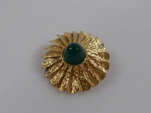 Broche Theodor Fahrner Pforzheim plata 925 by7/40, chapado en oro - Imagen 1 de 4