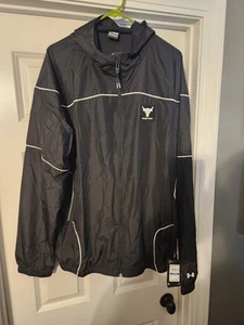 NEW Under Armour Project Rock Anorak Jacket Men's XLARGE Black Windbreaker $160. - Picture 1 of 6