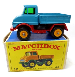 1967's Vintage Lesney Matchbox #49 Unimog with box Un-Used & Un-Played Mint Cond - Picture 1 of 7