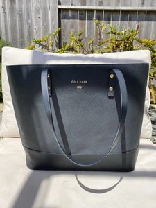 NEW Cole Haan Beckett Women’s Genuine Leather Shoulder Tote Bag Purse Handbag - Picture 1 of 13