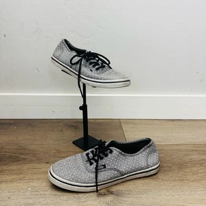 Zapatillas Vans Auténticas Low Pro Gris Y Blanco Lunares Para Mujer Talla 5.5 - Imagen 1 de 10