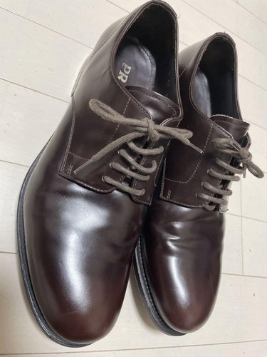 PRADA scarpe eleganti uomo mocassini pelle marrone UK6.5 US7.5 79252c