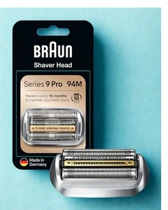 Braun Shaver Replacement Head 92S Silver Compatible with Braun Series 9 Shavers - Picture 1 of 6
