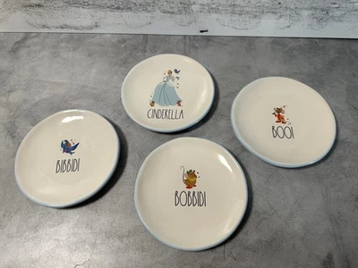 Juego de 4 platos de postre Disney Cenicienta de Rae Dunn Foto 1 de 4