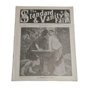 The Standard & Vanity Fair Weekly Theatre Magazine Fashion Adv February 7 1908 - Picture 1 of 8