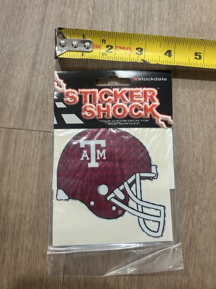 Texas A&M Aggies holographic helmet decal - Image 1 of 1