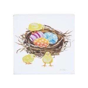 Bloque de huevos y nidos estante de Pascua centro de mesa - Imagen 1 de 4