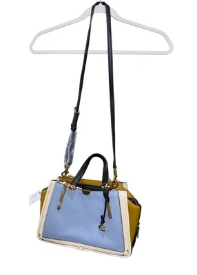 Bolso Bandolera COACH 31633 Dreamer In Colorblock Hombro Niebla Paja Multi, Nuevo con Etiquetas Foto 1 de 4