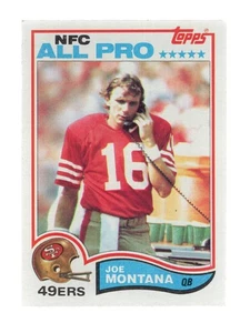Topps Vintage NFL Football Card - 1982 Joe Montana #488 - High Rez Scans - Bild 1 von 2