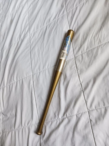 Rare & Official LA Dodgers Mini Baseball Bat 18" Wood Gold 2007 MLB Coopersburg Cover