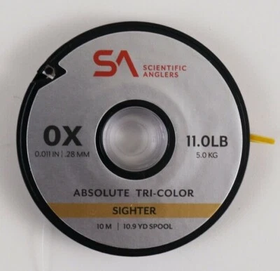 Scientific Anglers Absolute Tri-Color Sighter Tippet - All Sizes - FREE SHIPPING - Image 1 of 2