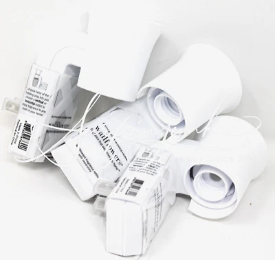 Bath & Body Works Wallflower Plug In Bulb 3pc White Plain Cone No Light Up New - Image 1 of 3