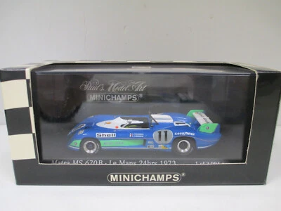 MATRA MS 670B 24H LM LE MANS Winner 1973 #11 Pescarolo Larrousse MINICHAMPS 1/43 - Photo 1/4