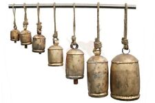 Rustic Harmony Garden & Home Decor Hanging Bells,Cow Bells Sets of 7 MM21