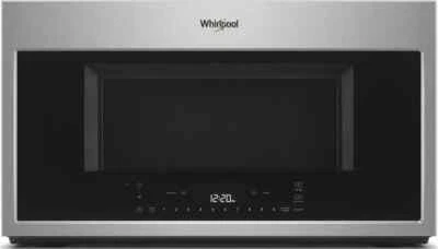 MICROONDAS WHIRLPOOL Resistente a Huellas Dactilares Acero Inoxidable Sobre el Rango-NUEVO Foto 1 de 2