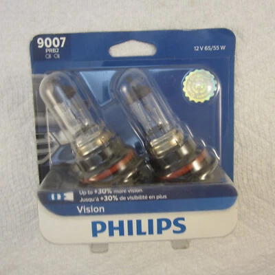 Philips More Vision 9007PRB2 65/55W 12v Headlight Bulbs 2 Pack. - Image 1 of 4