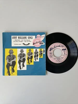 EP 7" ANDY WILLIAMS SINGS - Butterfly - FESTIVAL HELX 45 6012 French press - Photo 1/3