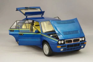 Kyosho 1/18 KS08343BL Lancia Delta HF Integrale Evo.II Blue Lagos Blue Metallic - Imagen 1 de 10