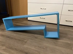 Wandregal Meblik Kinder bunt blau 100x40x22cm - Bild 1 von 5