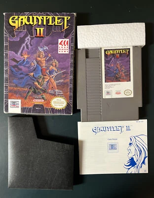 Gauntlet II 2 (Nintendo, NES, 1990) IN BOX! Tested Working Great Condition. - Image 1 of 4