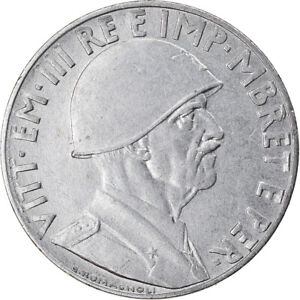 [#902910] Coin, Albania, Vittorio Emanuele III, 0.20 Lek, 1940, Rome, AU, Stainl