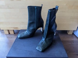 MIISTA Marselle Leather Heeled Boots size 35 - Picture 1 of 11