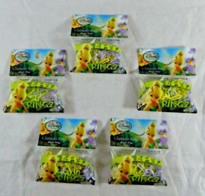 5 Pack Tinkerbell Character Shape Ringz Silly Bandz Elastic Rings Disney Fairies