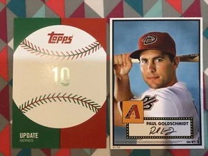 Paul Goldschmidt #10 DiamondBacks 03/99 Made 2015 Topps 5x7 1952 Tribute Update - Bild 1 von 1
