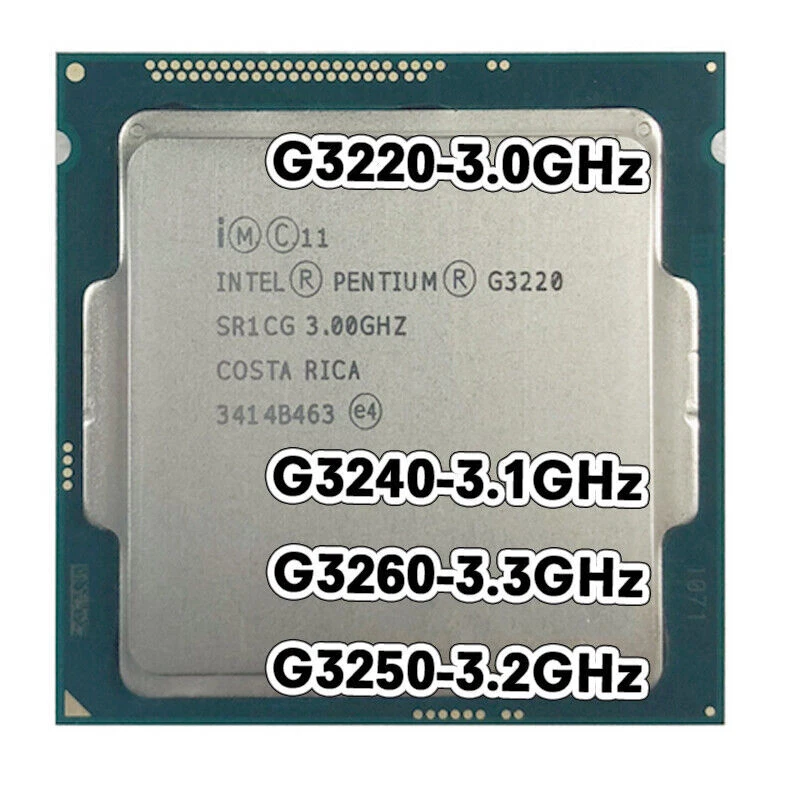 Intel Pentium G3220 G3240 G3250 G3260 CPU Dual-Core socket 1150 Processors - Image 1 of 1