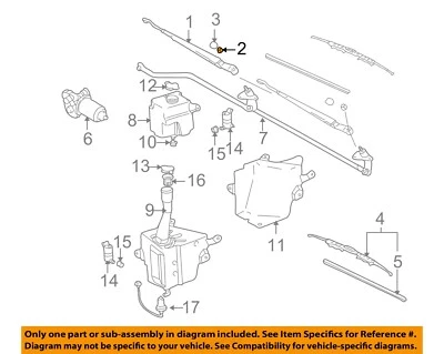 TOYOTA OEM 90-07 4Runner limpiaparabrisas lavadora componentes-brazo limpiaparabrisas tuerca 9017908113 Foto 1 de 2