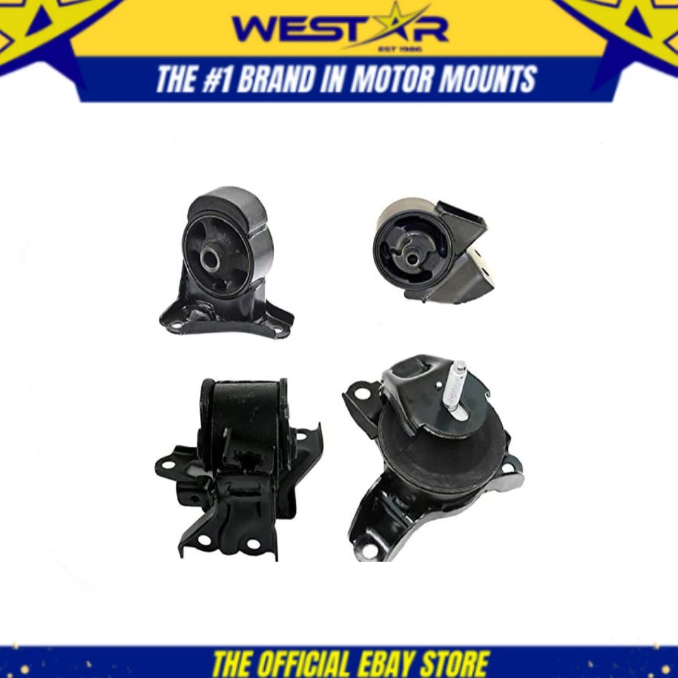 Juego de 4 piezas de montaje de motor y transmisión para Kia Sportage 2005-2010 2,0 L se adapta manual Foto 1 de 4