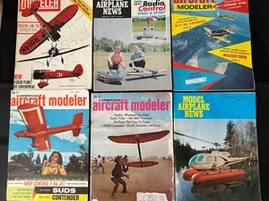 4 diferentes 1968-72 modelador de aviones y dos 68, 74 modelos revistas de noticias de aviones - Imagen 1 de 8