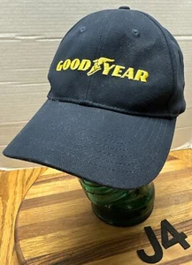 NWOT GOODYEAR GOOD YEAR HAT DARK BLUE STRAPBACK ADJUSTABLE NEVER WORN!! J4 - Picture 1 of 3