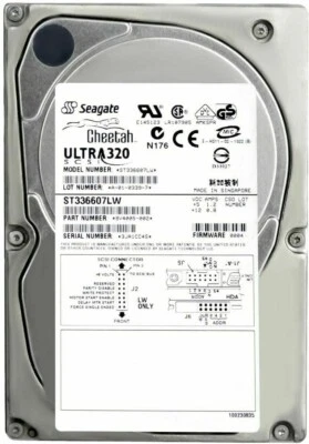 Hard Drive Seagate Cheetah 36GB 10000U/Min 8MB SCSI U320 68-PIN ST336607LW - Image 1 of 3