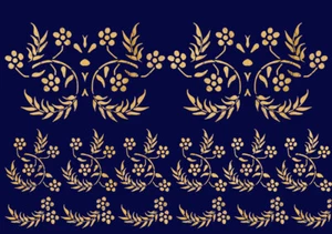 Corner Stencils Floral Vintage Painting Wall Furniture Reusable Crafts Art FL134 - Picture 1 of 14