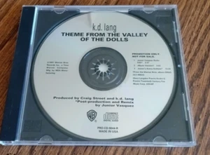K.D Lang Theme From The Valley Of The Dolls Warner Bros.--Promo CD--RARE--Great! - Picture 1 of 5
