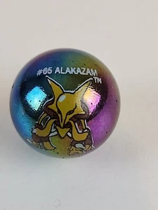 Alakazam #65 Holo Pokémon Cristal Mármol De Colección 1998 Toy Biz Coleccionable - Imagen 1 de 4